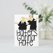 Carte Postale Les haïrs vont haïr (Debout devant)