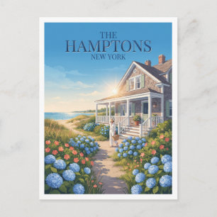 Carte Postale Les Hamptons, Long Island East Hampton New York