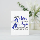 Carte Postale Les héros deviennent anges Colon Cancer (Debout devant)