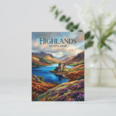 Carte Postale Les Highlands Royaume-Uni (Debout devant)