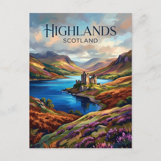 Carte Postale Les Highlands Royaume-Uni (Devant)