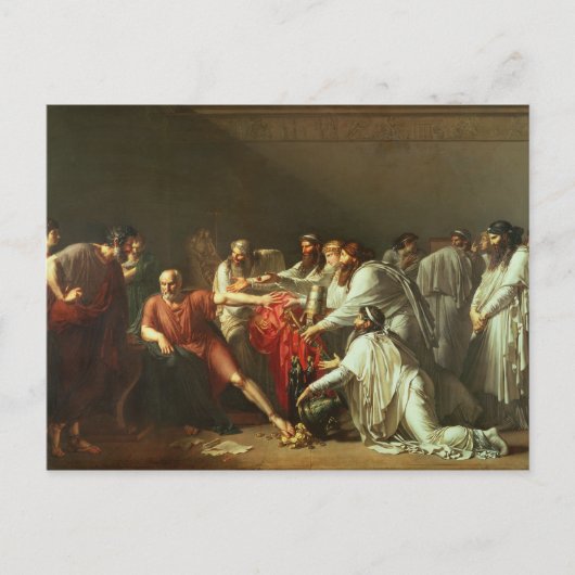 Carte Postale Les Hippocrates refusent les dons d'Artaxerxes I (Devant)