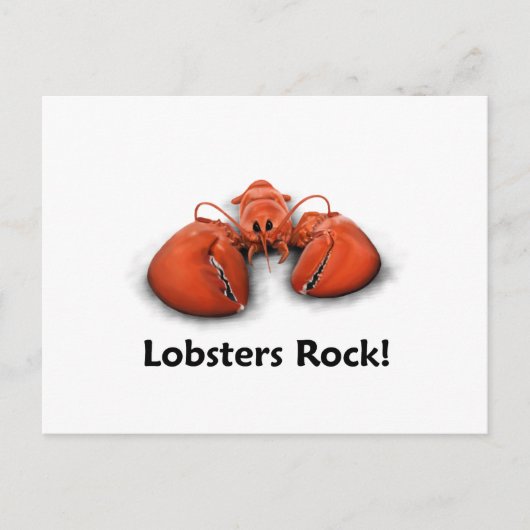 Carte Postale Les Homards Rock ! (Devant)