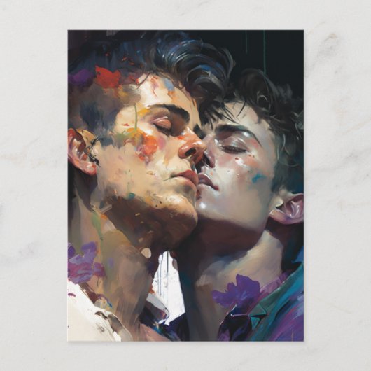 Carte Postale Les hommes amoureux (Devant)