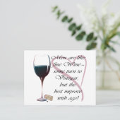 Carte Postale Les hommes sont comme de beaux cadeaux de vin (Debout devant)