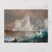 Carte Postale Les icebergs de l'église Frederic Edwin (Devant)