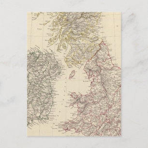 Carte Postale Les îles britanniques