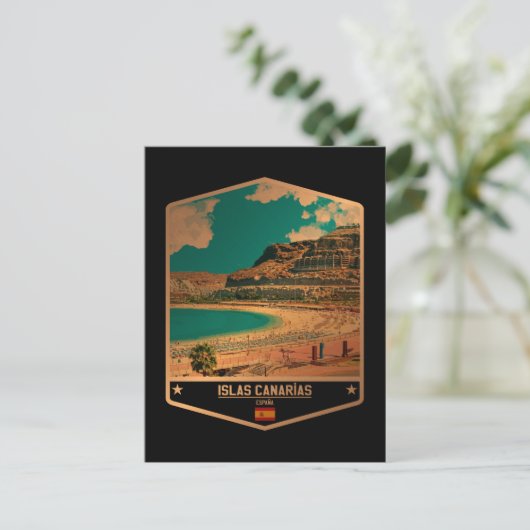 Carte Postale Les îles Canaries (Debout devant)