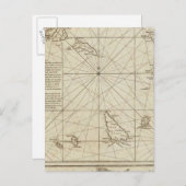 Carte Postale Les îles Cap-Verd (Devant / Derrière)