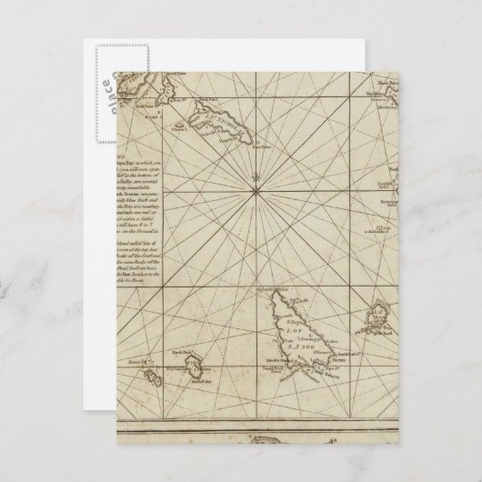 Carte Postale Les îles Cap-Verd (Devant / Derrière)