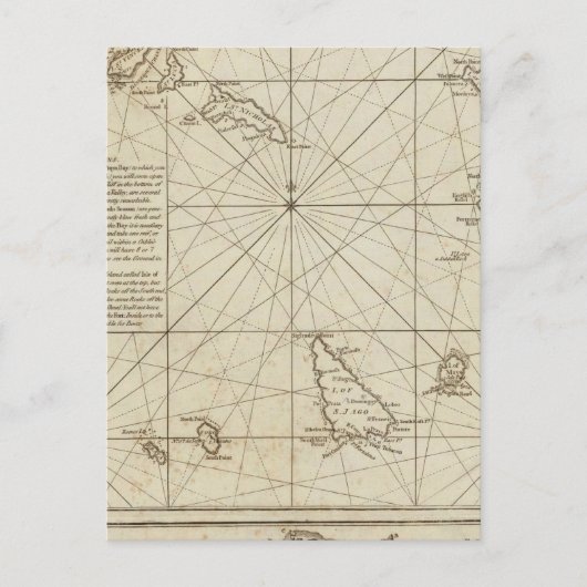 Carte Postale Les îles Cap-Verd (Devant)