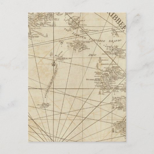 Carte Postale Les îles Caraïbes, les îles Vierges (Devant)