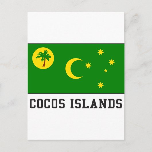 Carte Postale Les îles Cocos (Devant)