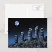 Carte Postale Les îles de Pâques (Devant / Derrière)