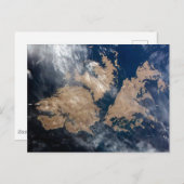 Carte Postale Les îles Falkland (îles Malvinas). (Devant / Derrière)