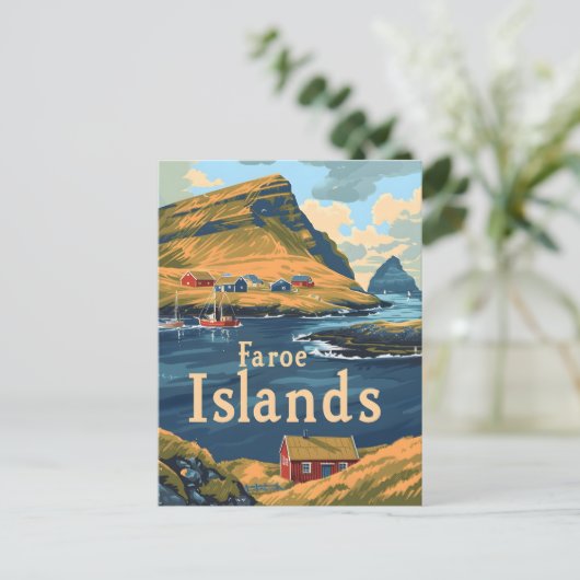 Carte Postale Les îles Féroé (Debout devant)