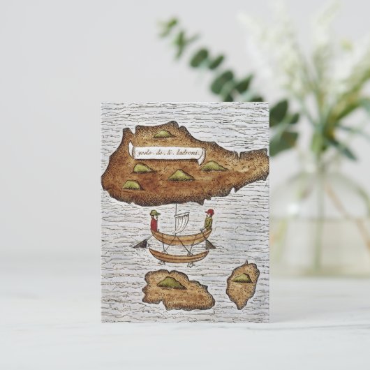 CARTE POSTALE LES ÎLES LADRONE (Debout devant)