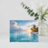 Carte Postale Les îles Maldives (Debout devant)