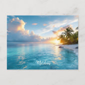 Carte Postale Les îles Maldives (Devant)