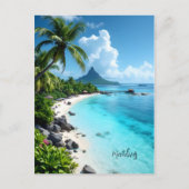Carte Postale Les îles Maldives (Devant)