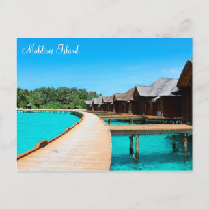 Carte Postale Les îles Maldives vacances romantique par storeman