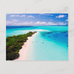 Carte Postale Les îles Maldives vacances romantique par storeman