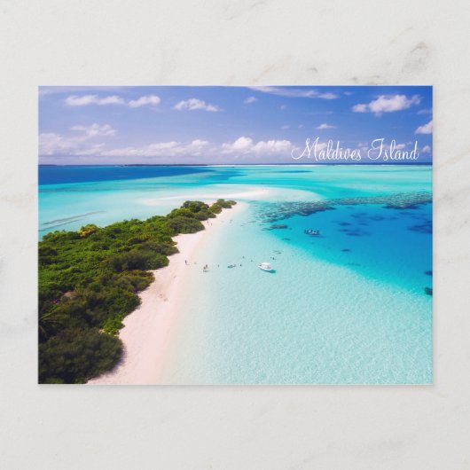 Carte Postale Les îles Maldives vacances romantique par storeman (Devant)