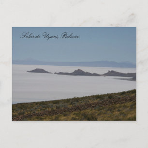 Carte Postale les îles salées d'uyuni