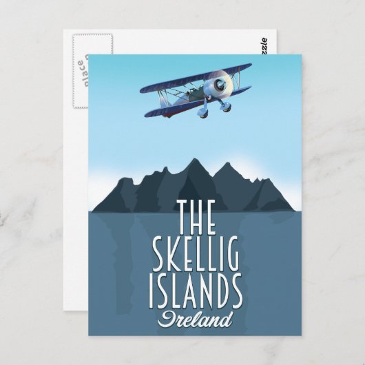 Carte Postale Les îles Skellig (Devant / Derrière)