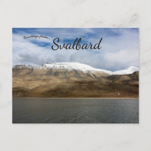 Carte Postale Les îles Svalbard
