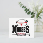 Carte Postale Les Infirmières Appelent Les Tirs (Debout devant)