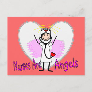 Carte Postale Les infirmières sont des anges
