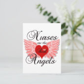 Carte Postale Les Infirmières Sont Les Véritables Anges (Debout devant)