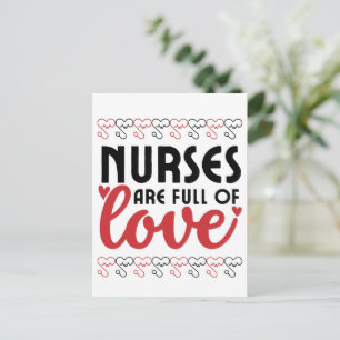 Carte Postale Les infirmières sont pleines d'amour - Infirmière