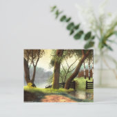 Carte Postale Les inondations (Debout devant)