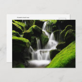 Carte Postale Les inspirations de la nature Cascade en Corée du  (Devant / Derrière)