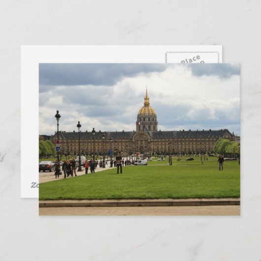 Carte Postale Les Invalides (Devant / Derrière)