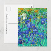Carte Postale Les Iris de Van Gogh (Devant / Derrière)
