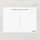 Carte Postale Les Iris de Van Gogh (Dos)