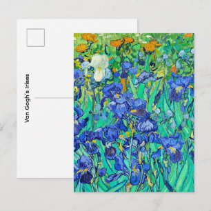 Carte Postale Les Iris de Van Gogh
