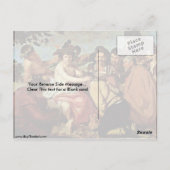Carte Postale Les ivrognes (Triomphe De Bacchus) Par Diego Velaz (Dos)