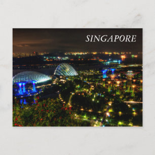 Carte Postale Les jardins de Singapour dans la baie