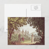 Carte Postale Les jardins du château de Windsor (Devant / Derrière)