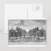 Carte Postale Les jardins du comte Althan, Vienne, de 'Vorstel (Devant / Derrière)