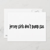 Carte Postale Les Jersey Filles Ne Pompent Pas De Gaz (Devant / Derrière)