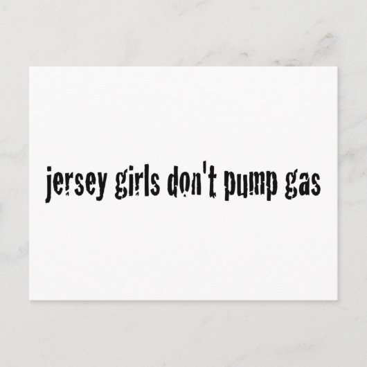 Carte Postale Les Jersey Filles Ne Pompent Pas De Gaz (Devant)