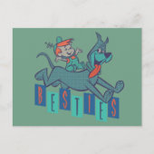Carte Postale Les Jetsons | Elroy & Astro Besties (Devant)
