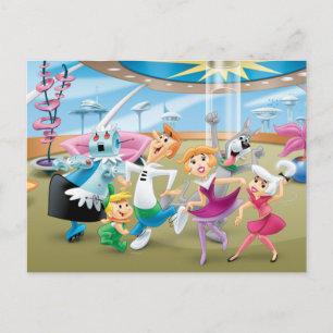 Carte Postale Les Jetsons   Family Dance Party