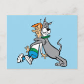 Carte Postale Les Jetsons | George & Astro Hug (Devant)