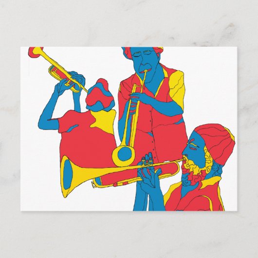 Carte Postale les joueurs (Devant)